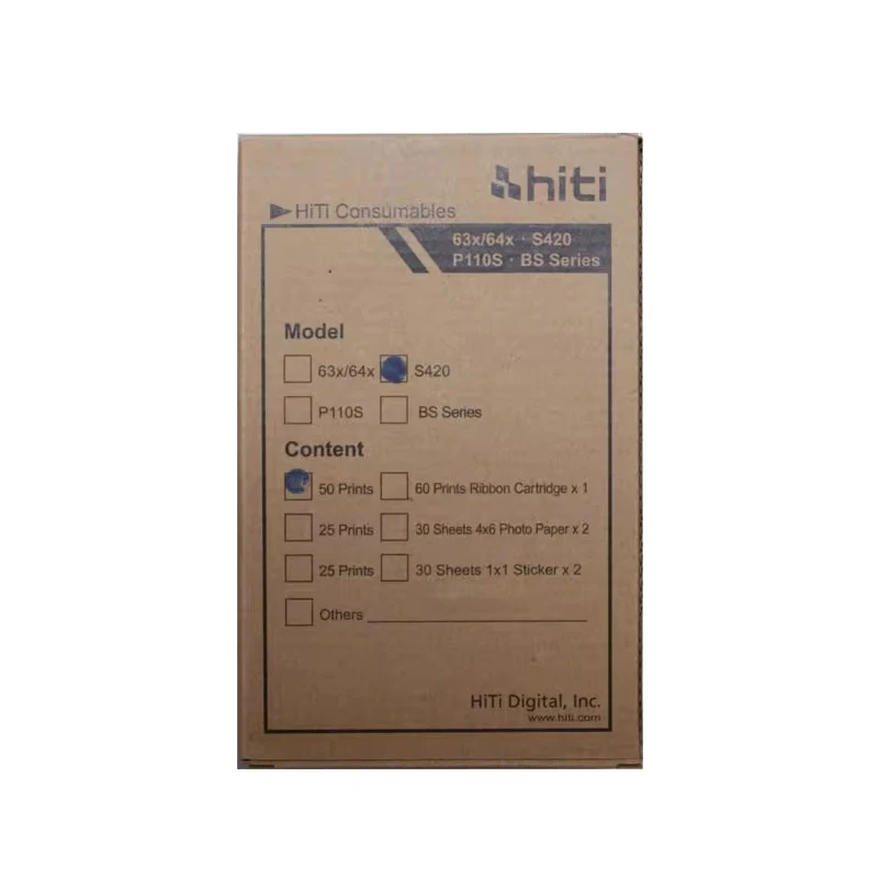 

S420 Print Kit для Hiti P3411 P3414 Пожалуйста, свяжитесь с продавцом, чтобы обратите внимание на версию машины при размещении заказа.