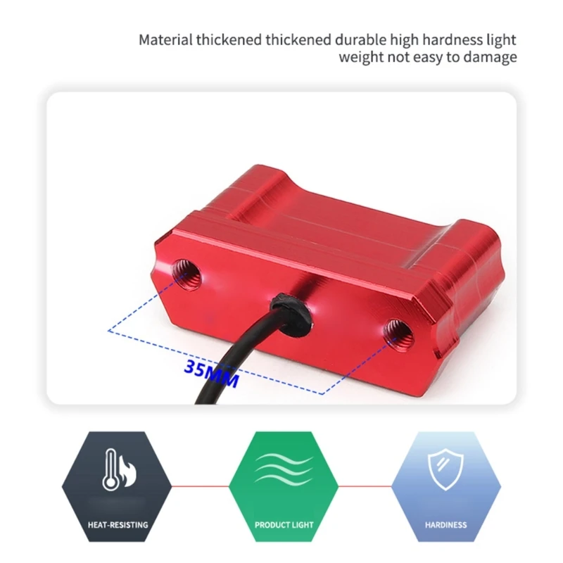 12V tablica rejestracyjna motocykla LED Light wodoodporne tylne światło motocykla do samochodu sportowego skuter akcesoria