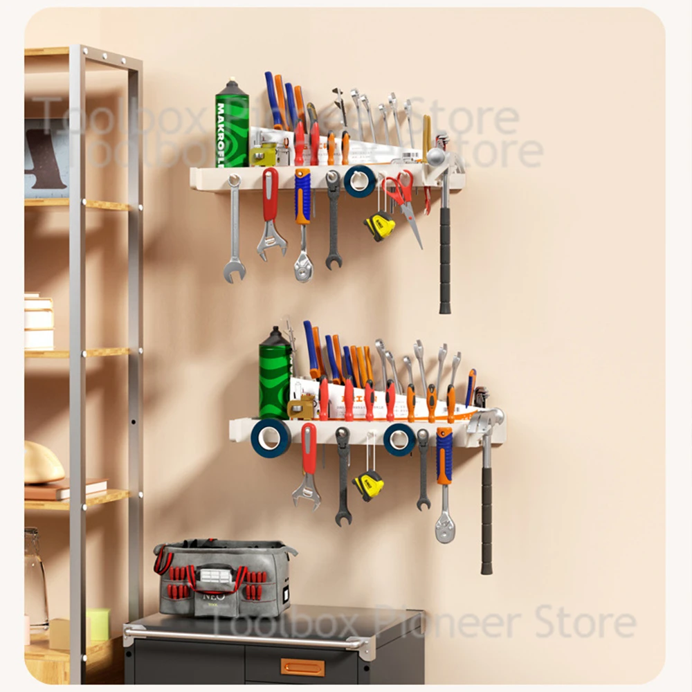 Multifunctional Wrench Screwdriver Organizer Rail Rack Storage Holder Garage Workshops Wall Mount Hardware Tool Display Hanger