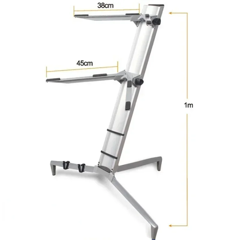 KS series digital piano stand music stand height adjustable, 2 layers of aluminum alloy