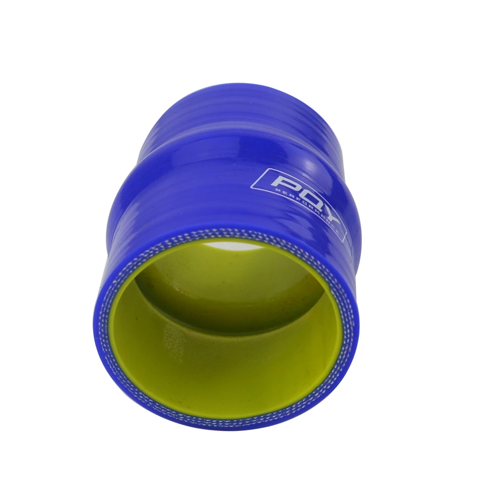 Biru & Kuning 2 "51Mm Hump Lurus Selang Silikon Intercooler Coupler Tabung Pipa WX-HSH0020-QY