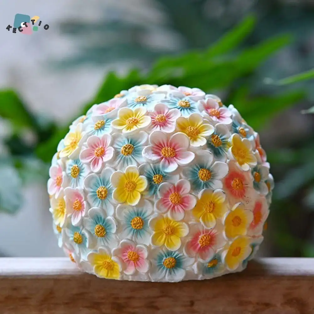 

Resin Solar Flower Ornament Cute Creative Dragonflies Statue Light Colorful Waterproof Butterflies Art Figurines Living Room