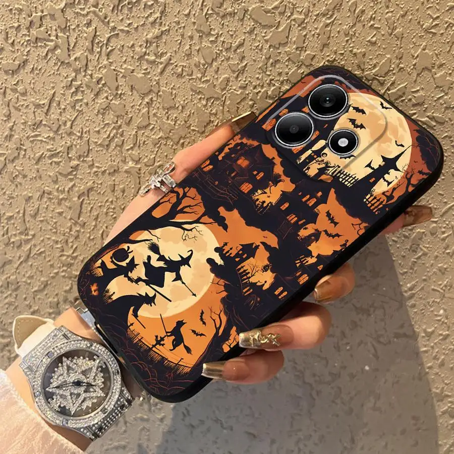 حافظة لهاتف Xiaomi Redmi Note 10S 10 9 8 Pro 9s 12S 11 13 12 Pro Plus 11S غطاء خلفي ناعم أشباح الهالوين الوحشية