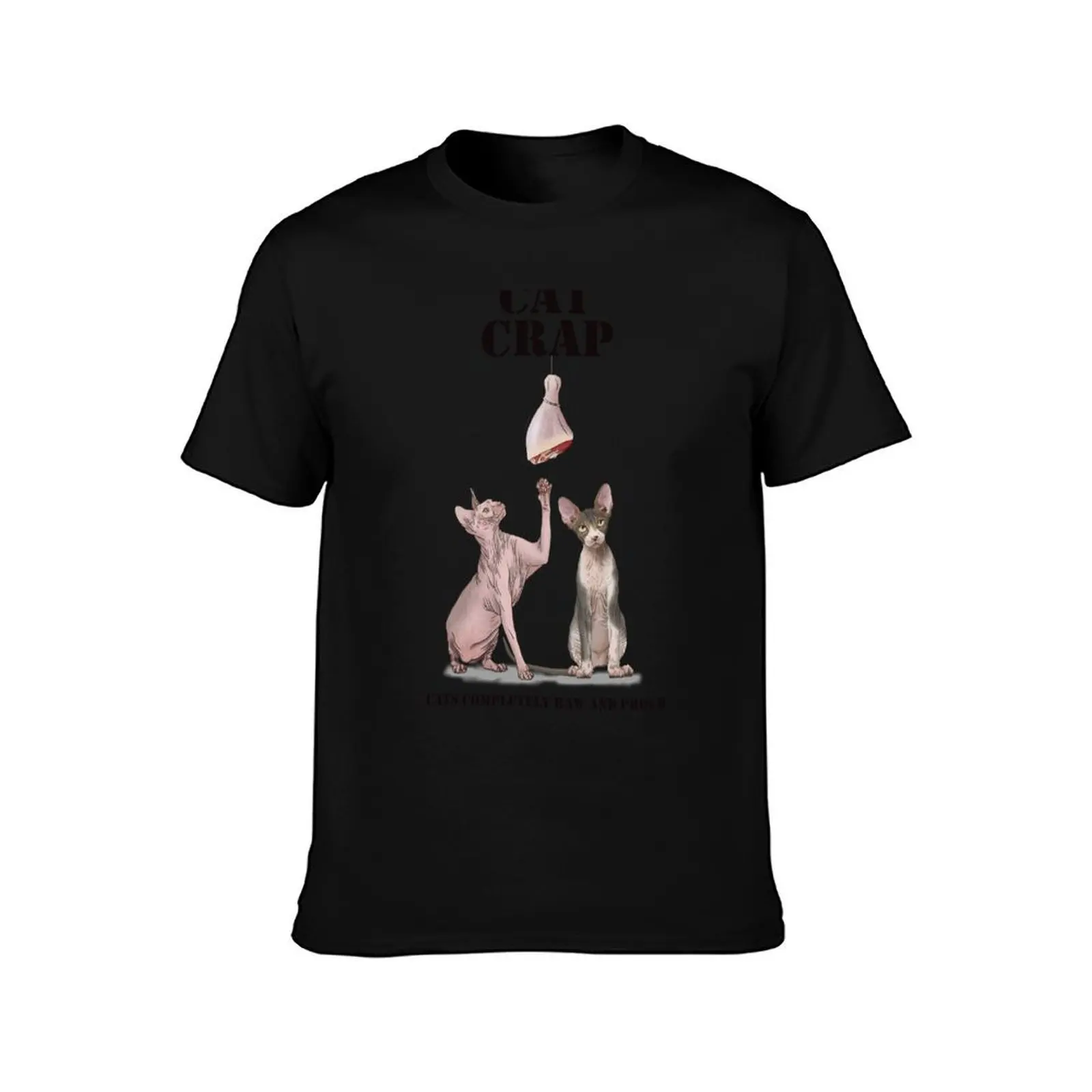 Cats Completely Raw and Proud Group Shirt 2 T-Shirt, Summer Casual Cotton Tee, Oversized Streetwear Tops, Vintage Graphic Print
