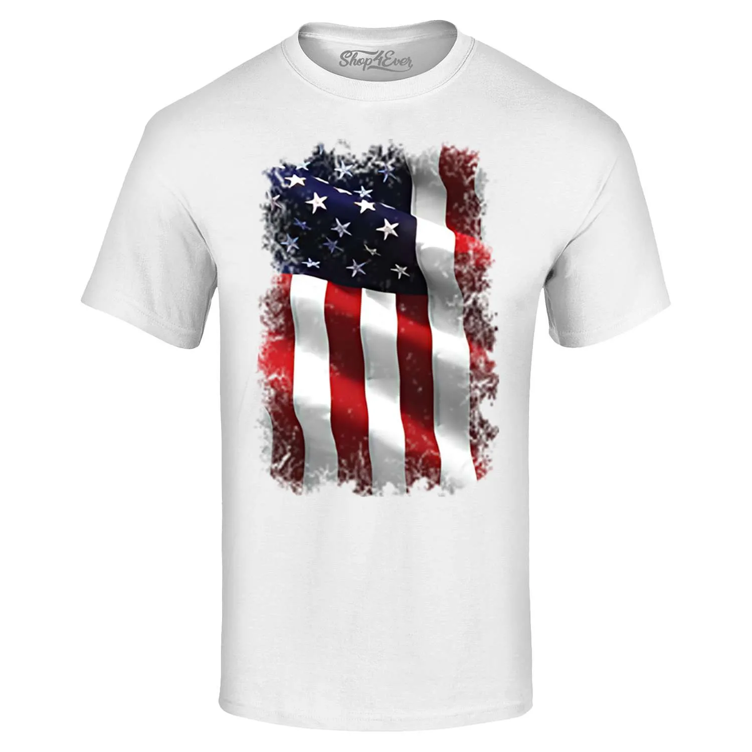 

Patriotic American Flag T-shirt 4th of July USA Shirt
