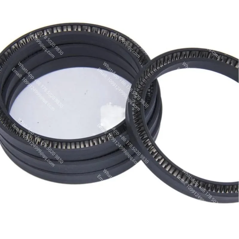 10 шт. уплотнительных колец RVA из ПТФЭ с углеродным волокном, высокотемпературные, коррозионностойкие, V-образные уплотнения для отверстий
