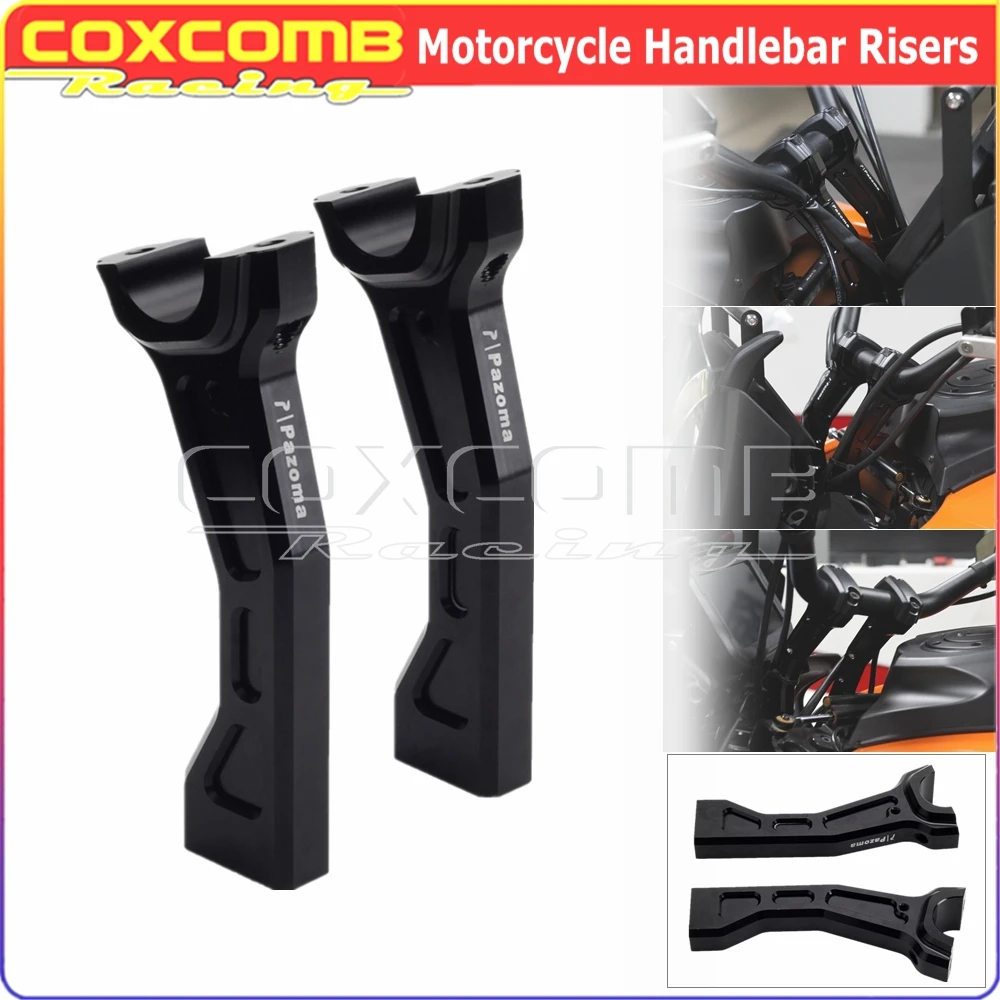 

CNC Aluminum Motorcycle 6.3" Handlebar Riser Offset Backward Pullback Risers For Harley Pan America 1250 RA1250 RA1250S 2021-22