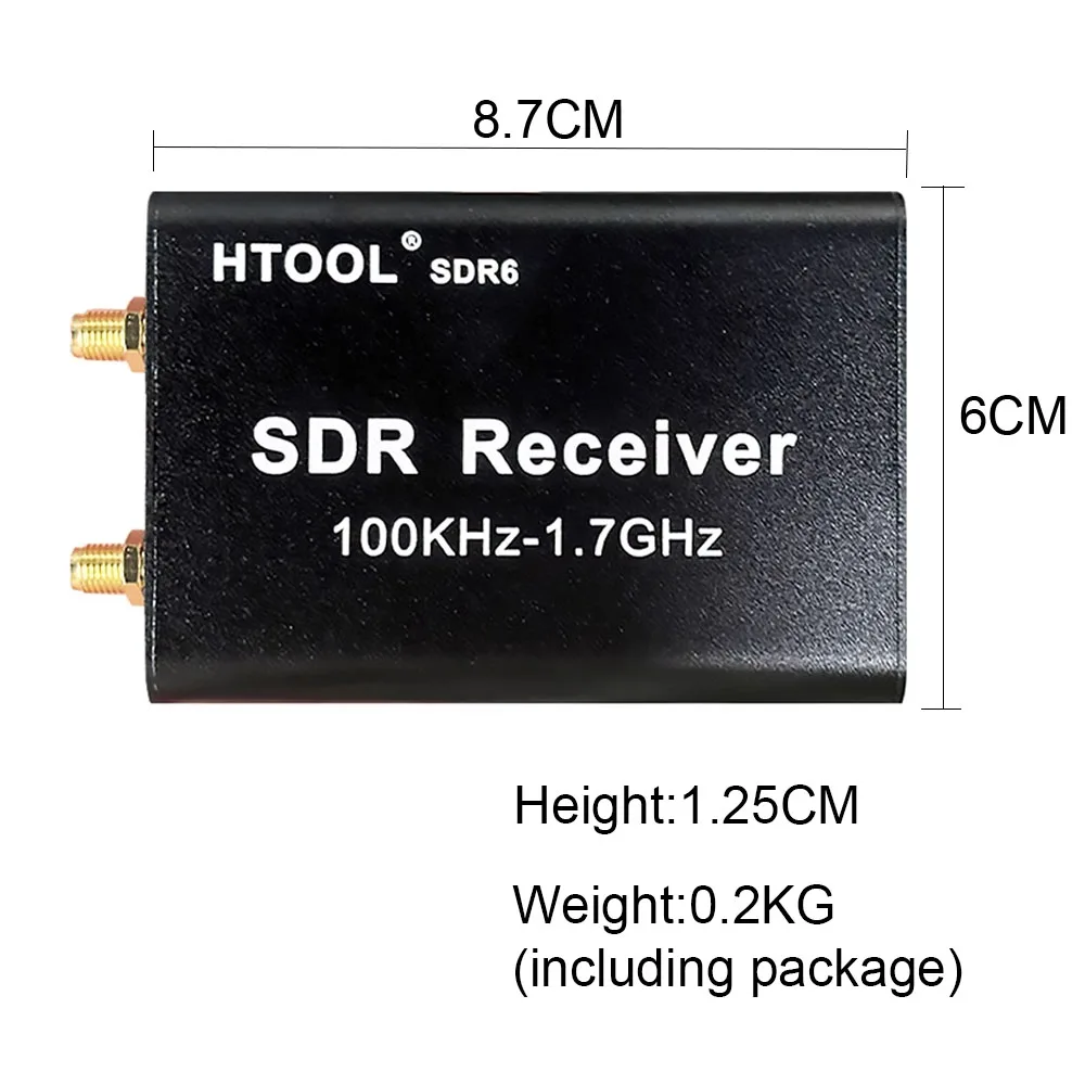 Nanovna SDR6 RTL-SDR Receiver Full Band Receiver SDR Software Signal Receiver Radio Aviation Shortwave Wideband Stable Tool