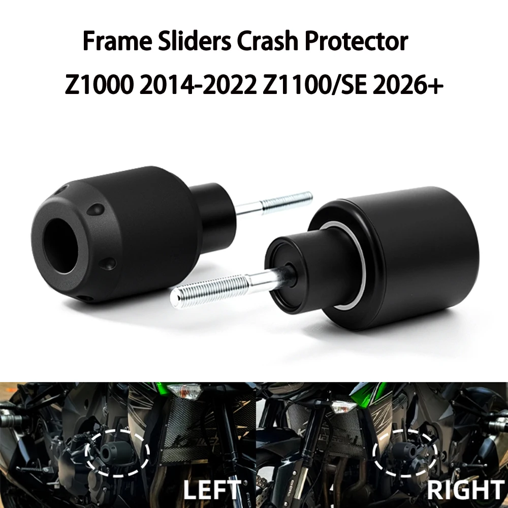 Z1100 2026+ New Frame Sliders Crash Bobbins Accessories For Z1000 2014-2022 & Z1000R Edition Performance 2018-2022 Frame Sliders