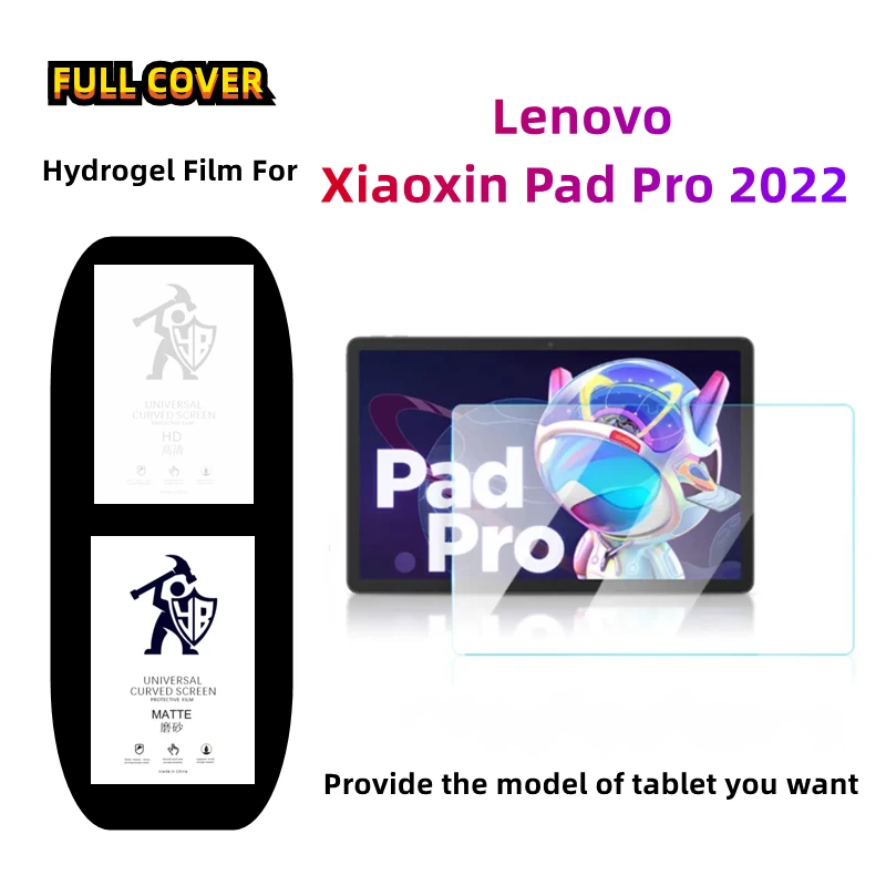 

2pcs Matte Tablets Hydrogel Film For Lenovo Xiaoxin Pad Pro 2022 HD Screen Protector For Lenovo Xiaoxin Pad Pro 2022 11.2 inches