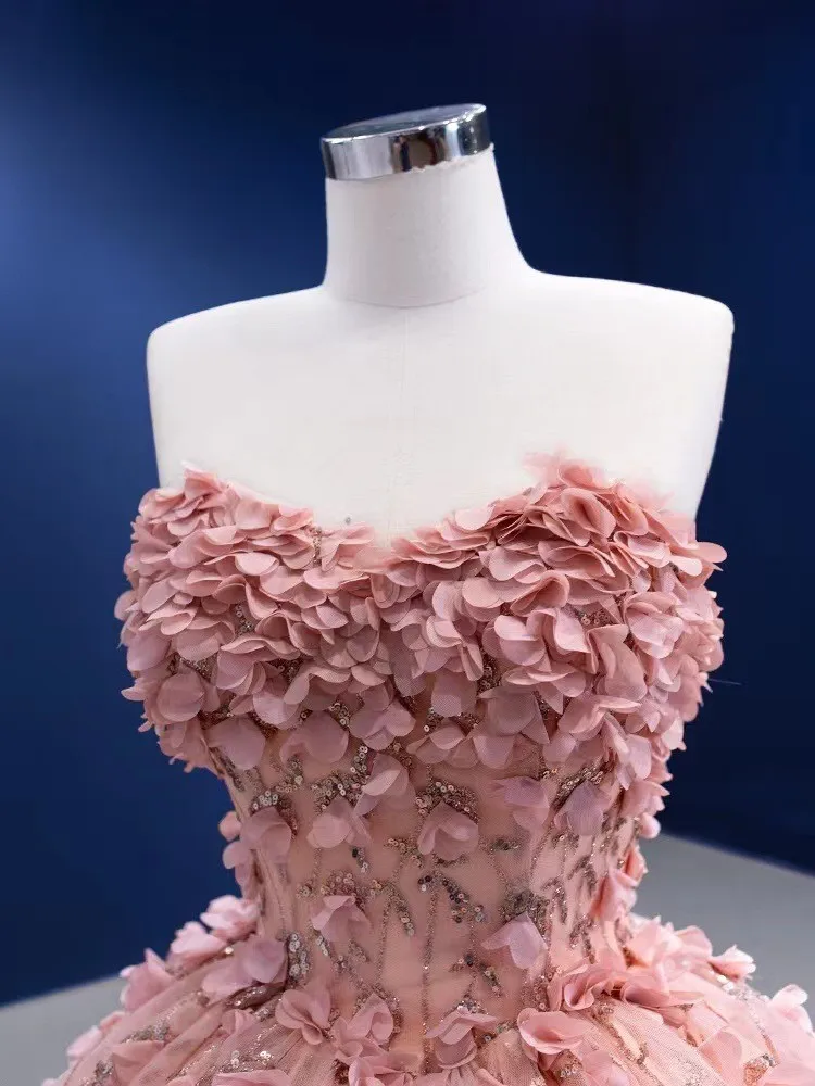 Sukienka bez ramiączek Ashley Gloria sukienka Quinceanera słodki kwiat suknia balowa Cusotmize kolor 2024 lato nowe przedsionki