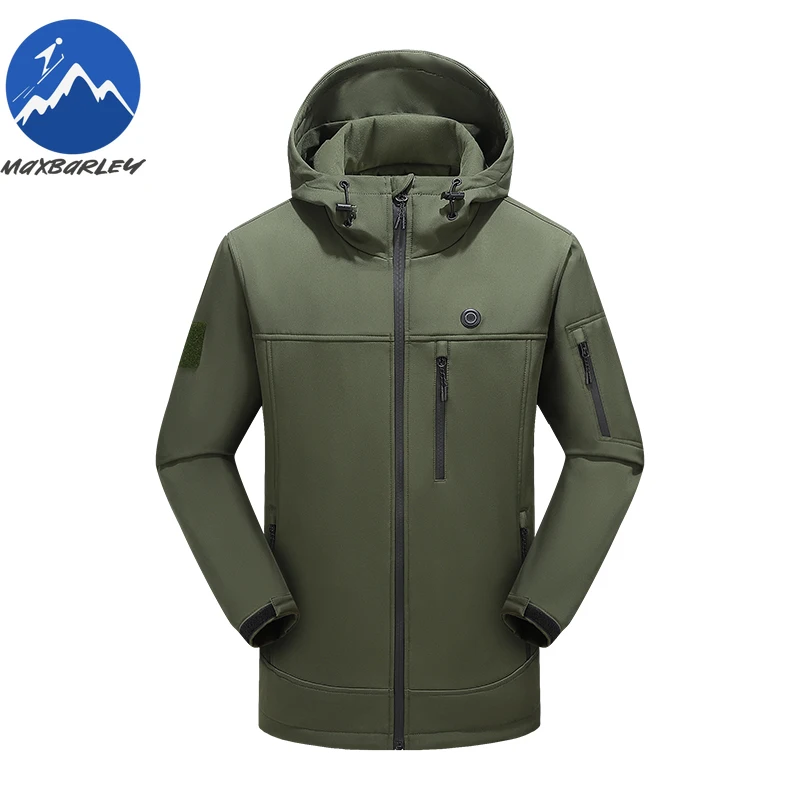 10 Areas Heated Jacket Men Warm Vest USB Self Heating Jacket Women Heated Coat Ski Snow Hiking Winter Soft Shell Clothes Washed