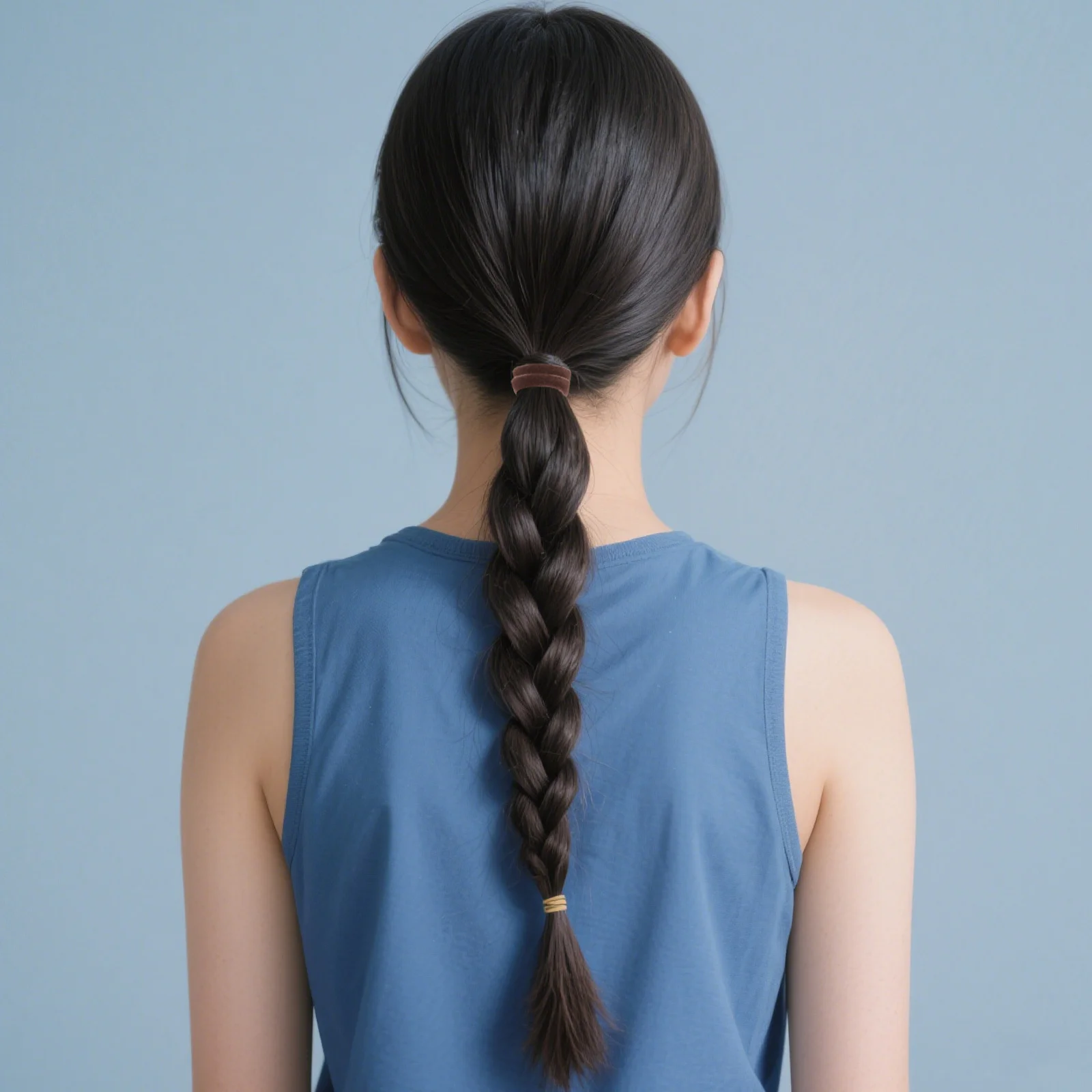 

100Pcs Elastic Hair Bands Deep Coffee Seamless Soft Stretch Ponytail Holders Hair Accessories for Women Girls Towel Headband