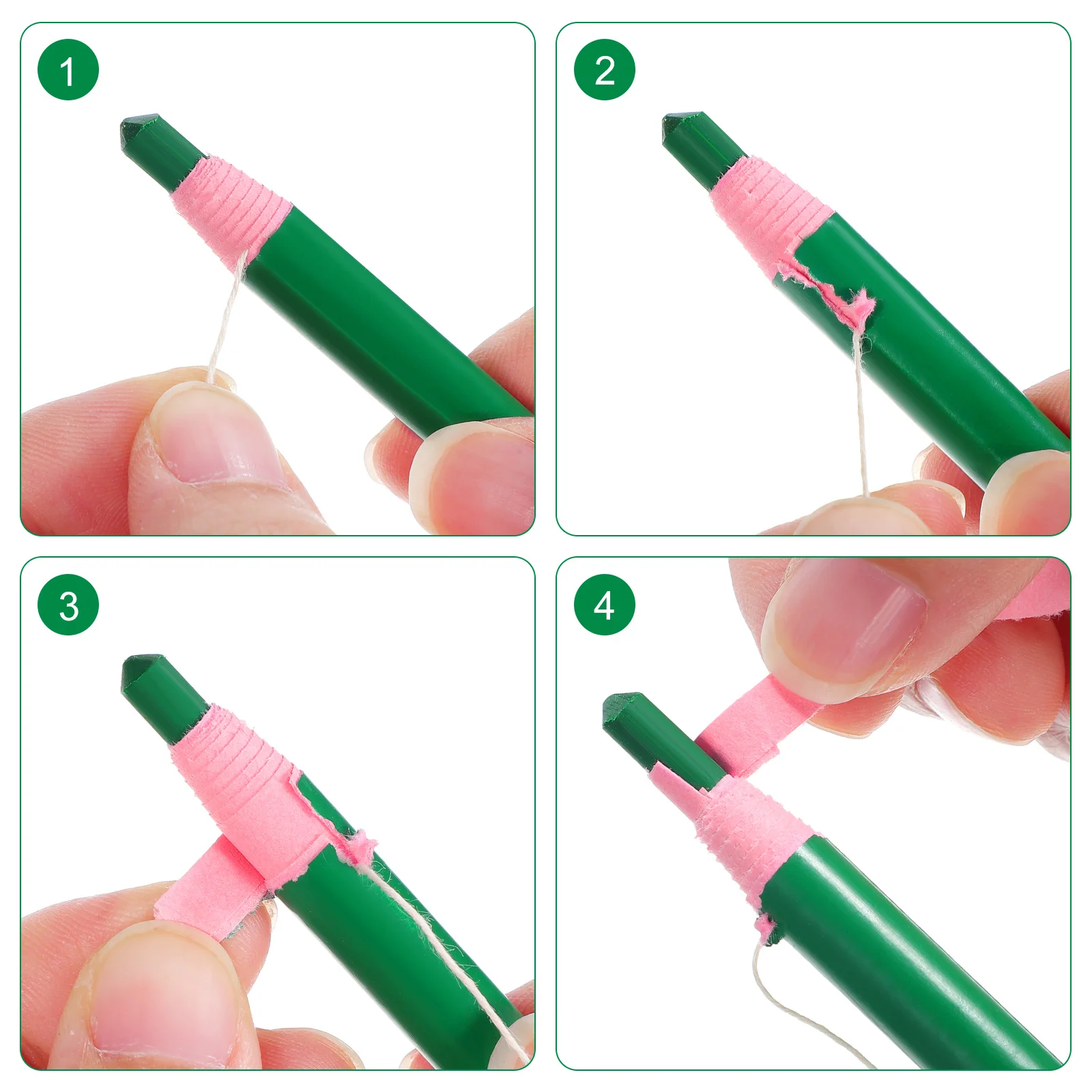 24 قطعة أقلام خطاط (ماركر) الشمع أداة وضع العلامات متعددة الوظائف للنسيج الزجاج الخشب السيراميك الخياطة الحرفية Diy بها بنفسك المشاريع #2