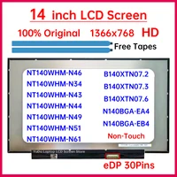 Pantalla LCD HD para ordenador portátil de 14 pulgadas NT140WHM-N46 N34 N43 N44 N49 N51 N61 B140XTN07.3 B140XTN07.2 07.6 N140BGA-EA4 EB4 Panel de matriz de pantalla