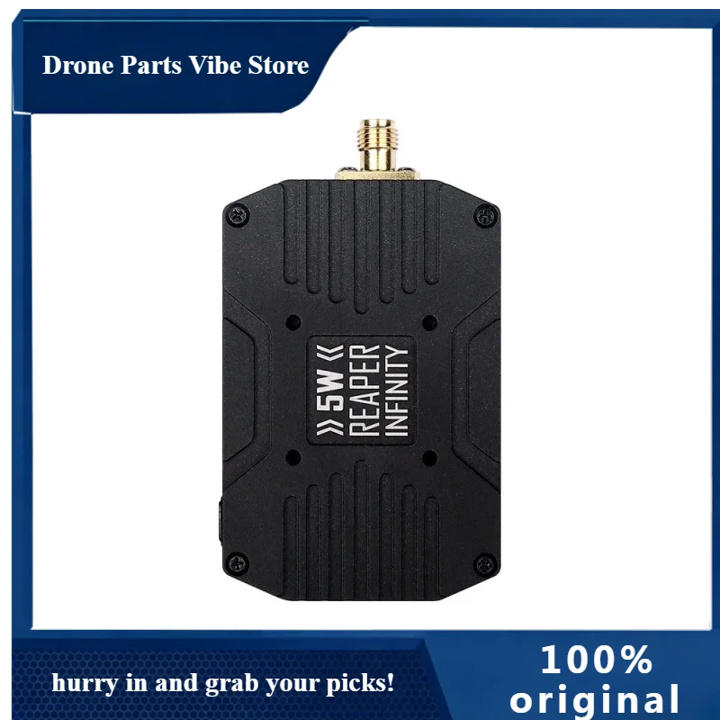 

APPrice Foxeer Reaper 5W 40CH 5.8G for Long Range RC Dr-one 25/500/1500/3000/5000mW 9~36V Fan Dr-ones Accessories