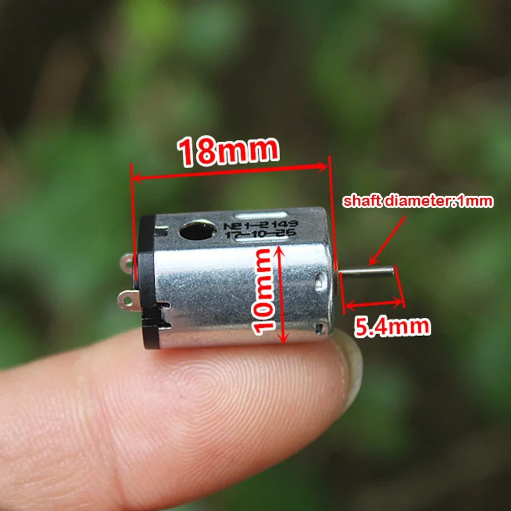 

High Speed Strong Magnetic DC 3V 3.7V 4.2V 31000RPM N21-2149 Motor Precious Metal Brush Engine DIY RC Slot Car Boat