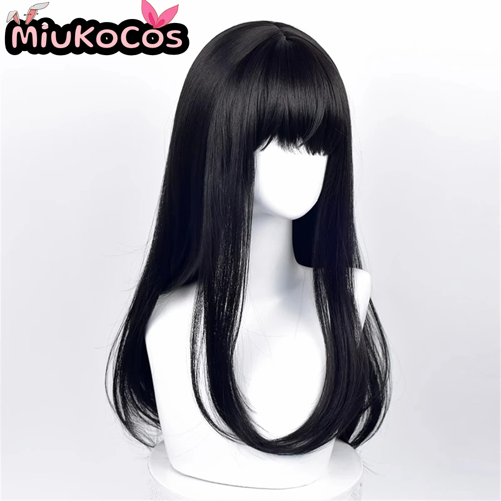 متوفر في المخزون Asa Mitaka شعر مستعار تأثيري MiukoCosplay أنيمي بالمنشار رجل تأثيري