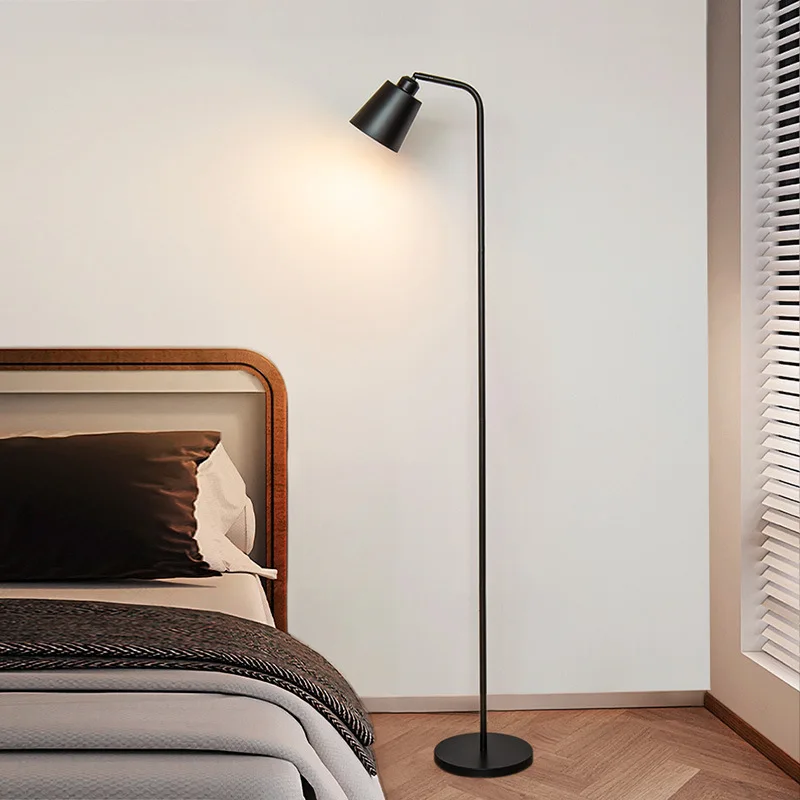 Cross-border Supply Nordic Living Room Bedroom Bedside Reading Study Dining Room Floor Lamp Floor Lamp LED Floor Lamp
