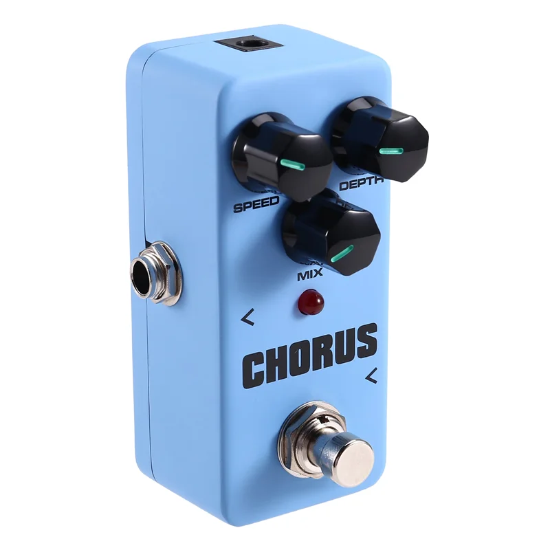 -9월 FCH-2 기타 이펙트 페달 코러스 일렉트릭 기타 이펙트 페달 휴대용 트루 3 컨트롤 노브 미니 기타라 이펙트