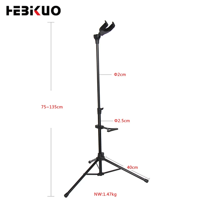 

A-30 New Style Durable Folding Gravity Self-locking Acoustic Tripod Guitar Stand For Sale