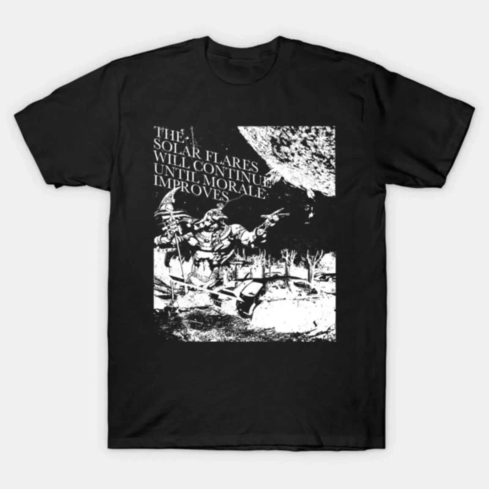 The Solar Flares will continue T Shirt vintage Washed fashion graphic designer clothes streetwear Stylish Soft Casual