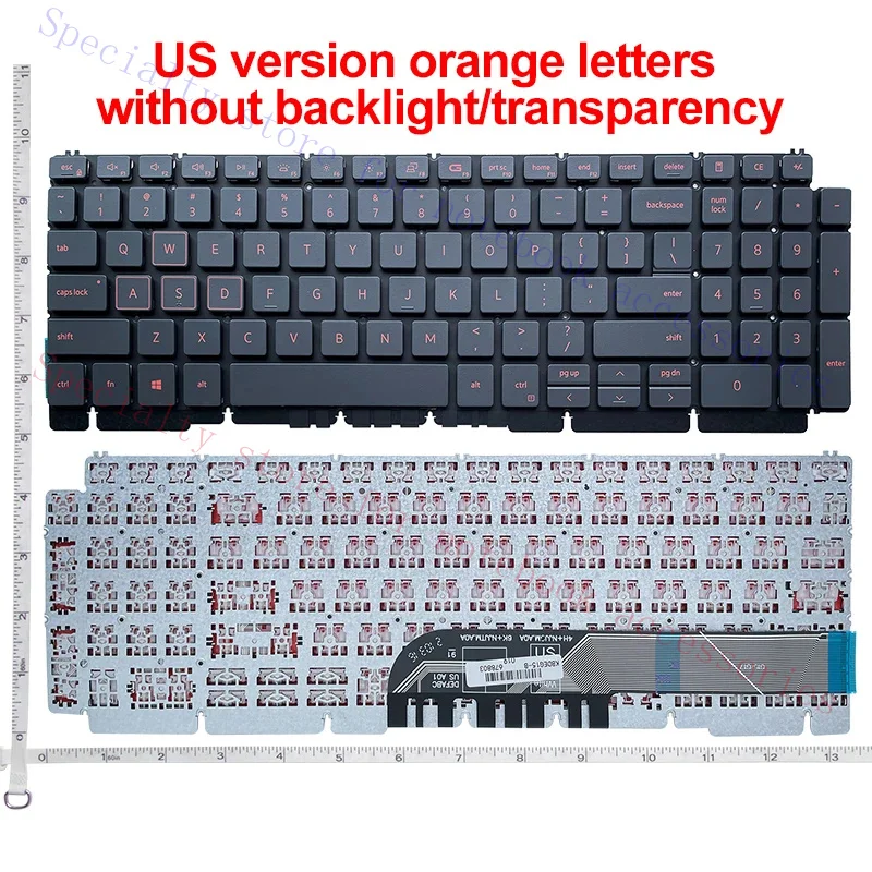 Laptop keyboard For Dell Inspiron 5530 15 5510 5518 3520 3525 5505 3510 Latitude 3520 3525 P117F P112F P107F 5515 3525 3511 3515