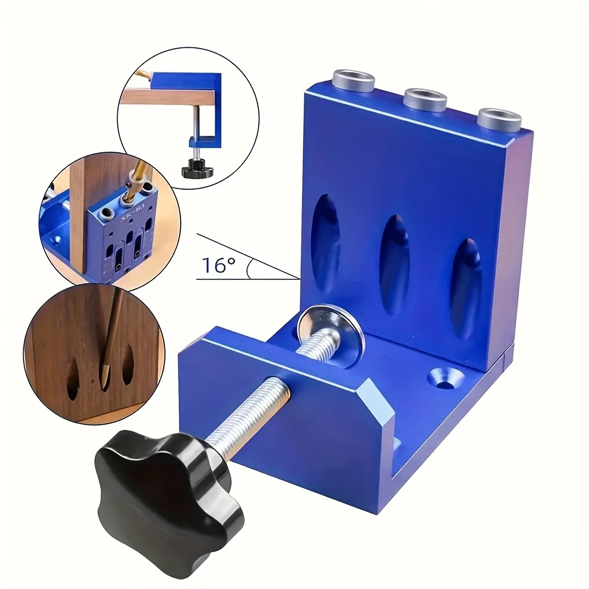 Woodworking Bevel Hole Drilling Machines, Adjustable Woodworking Positioners, Woodworking Bevel Hole Punching Jigs