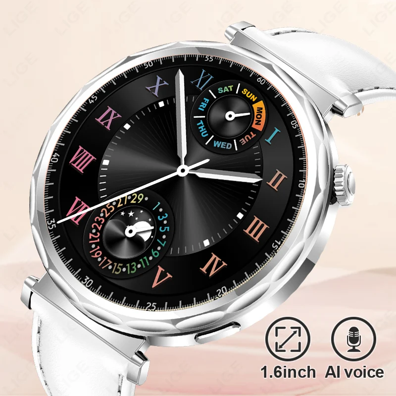 

2026 LIGE New Smart Watch Full Touch Screen Bluetooth Call Smart watch Waterproof More Sports modes Activity Fitness smart watch