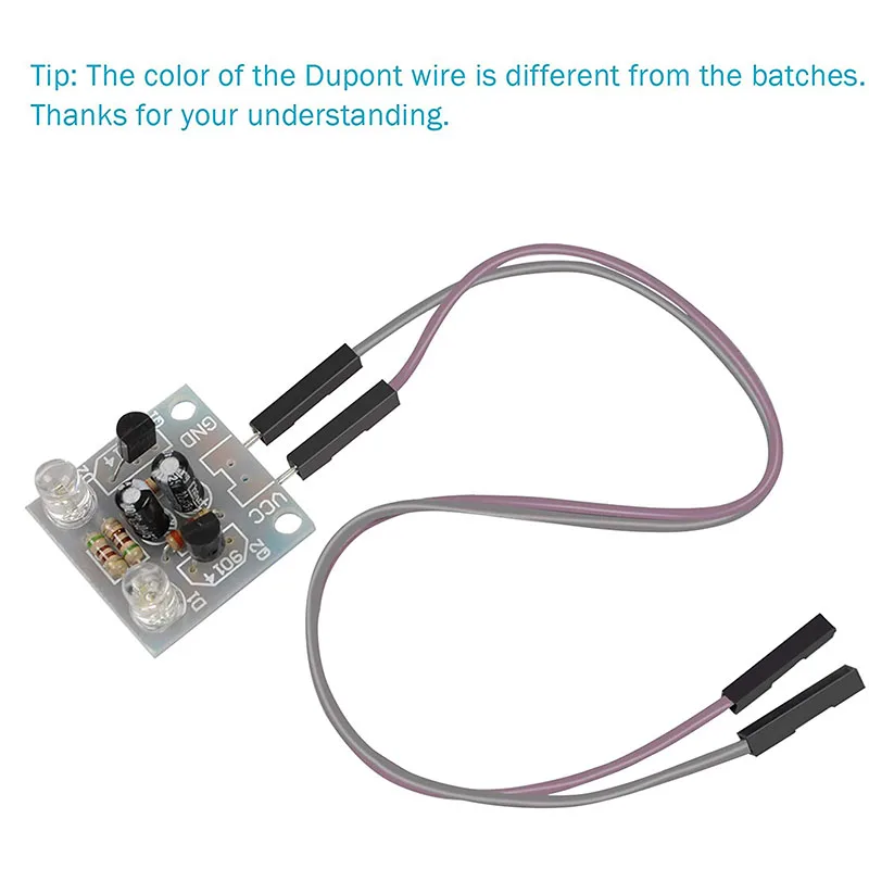 A73T 4-Piece Set 5mm LED Flash DIY Kit Electronic Kit PCB Circuit Welding Skills Learning Training Kit