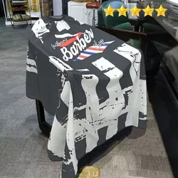 【Hot sales】Professional Hair Salon Special Classic Hair Cutting Cloth Custom European Barbershop Vintage Oil Hair