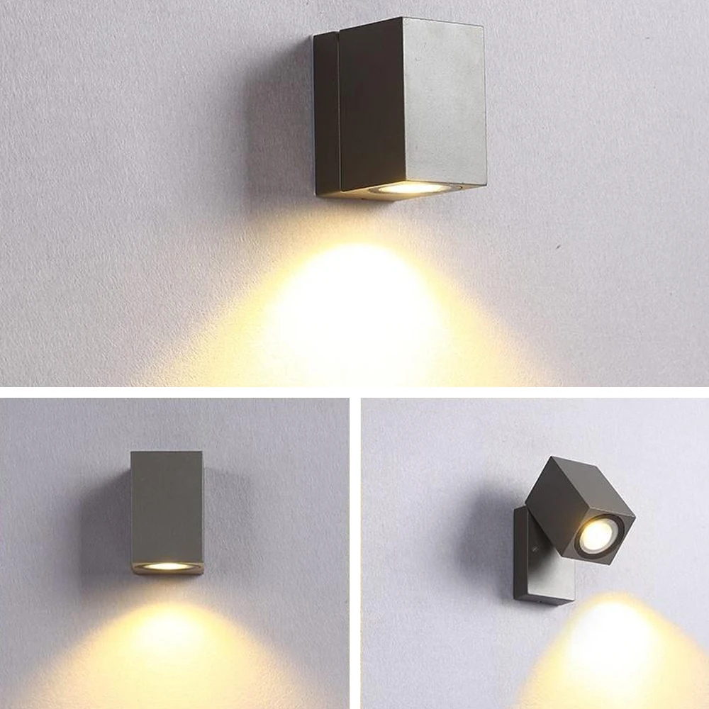 SANDIY External Wall Light Sensor Street Balcony Lamp Motion Detector Garden Lighting Fixture Waterproof IP65 Terrace Luminaire