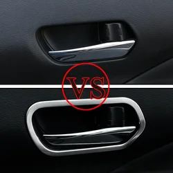 Car Inner Door Open Handle Frame for Nissan Kicks 2016-2024 Decoration Cover Sticker 4Pcs Stainless Steel Trim Accessories