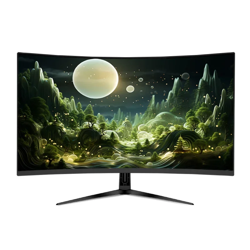 High-Resolution 100Hz LED 32 Inch MVA 2560x1440 HD-MI DP Curved Desktop Computer Gaming Screen Monitors - Unmatched Clarity