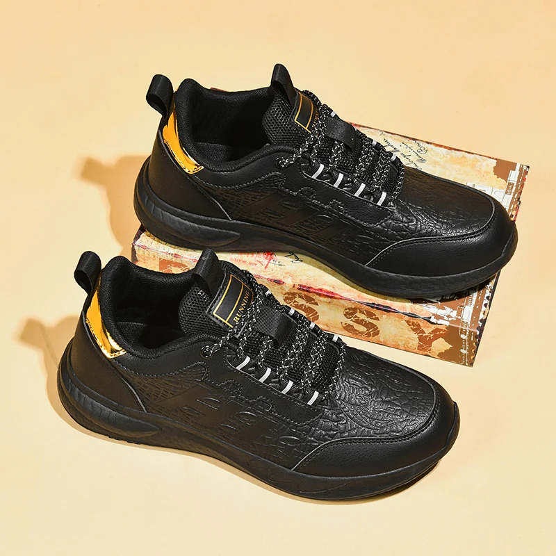Chef shoes four seasons men's anti-slip waterproof oil-proof kitchen work shoes outdoor lightweight casual sports walking shoes