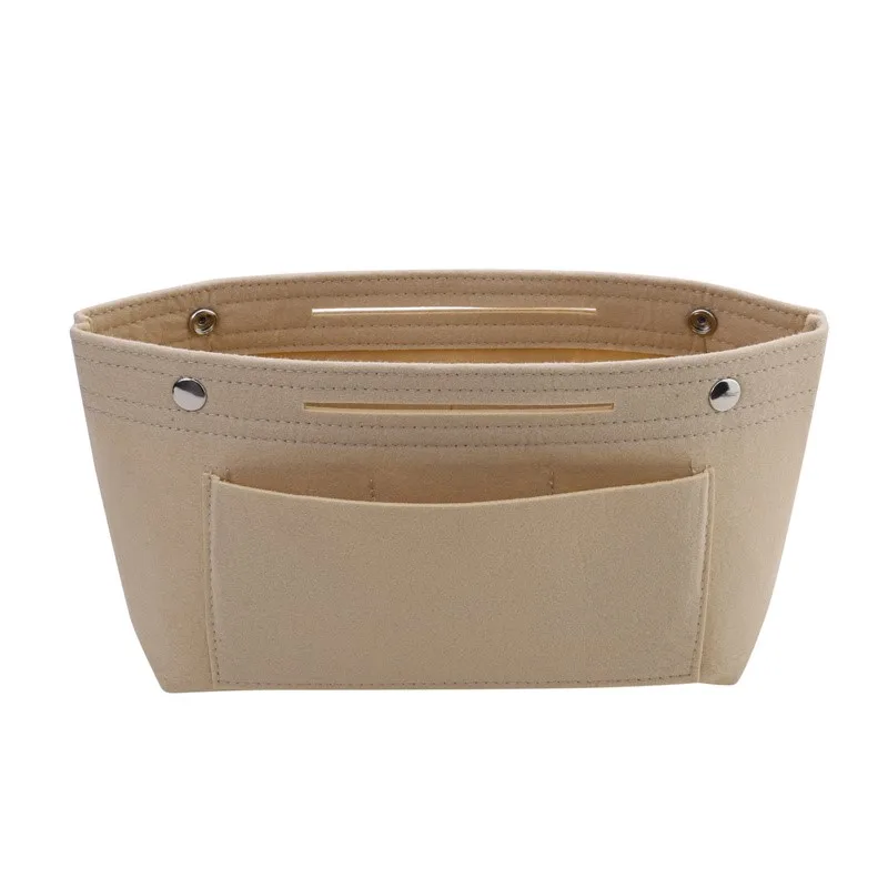 Make Up Organizer Felt Insert Bag For Handbag Travel Inner Purse Portable Cosmetic Bags Fit Various
