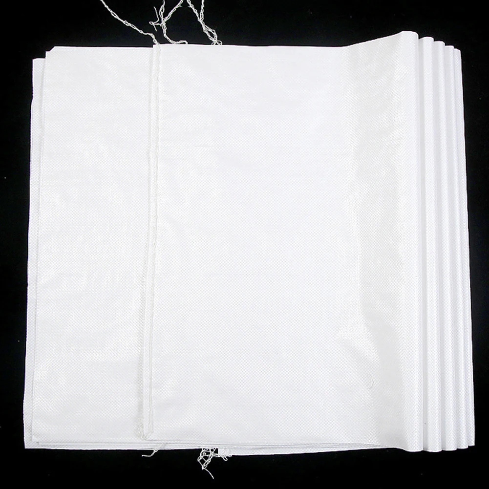 Sac de sable pour contrôle des inondations, 10 pièces, tissu plastique, sac de sable robuste (35x45cm)