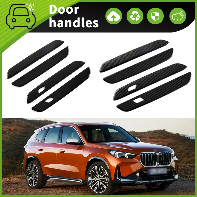 Suitable for 23 BMW X1 door handle decorative bright strip door bowl handle scratch-proof modification special accessories