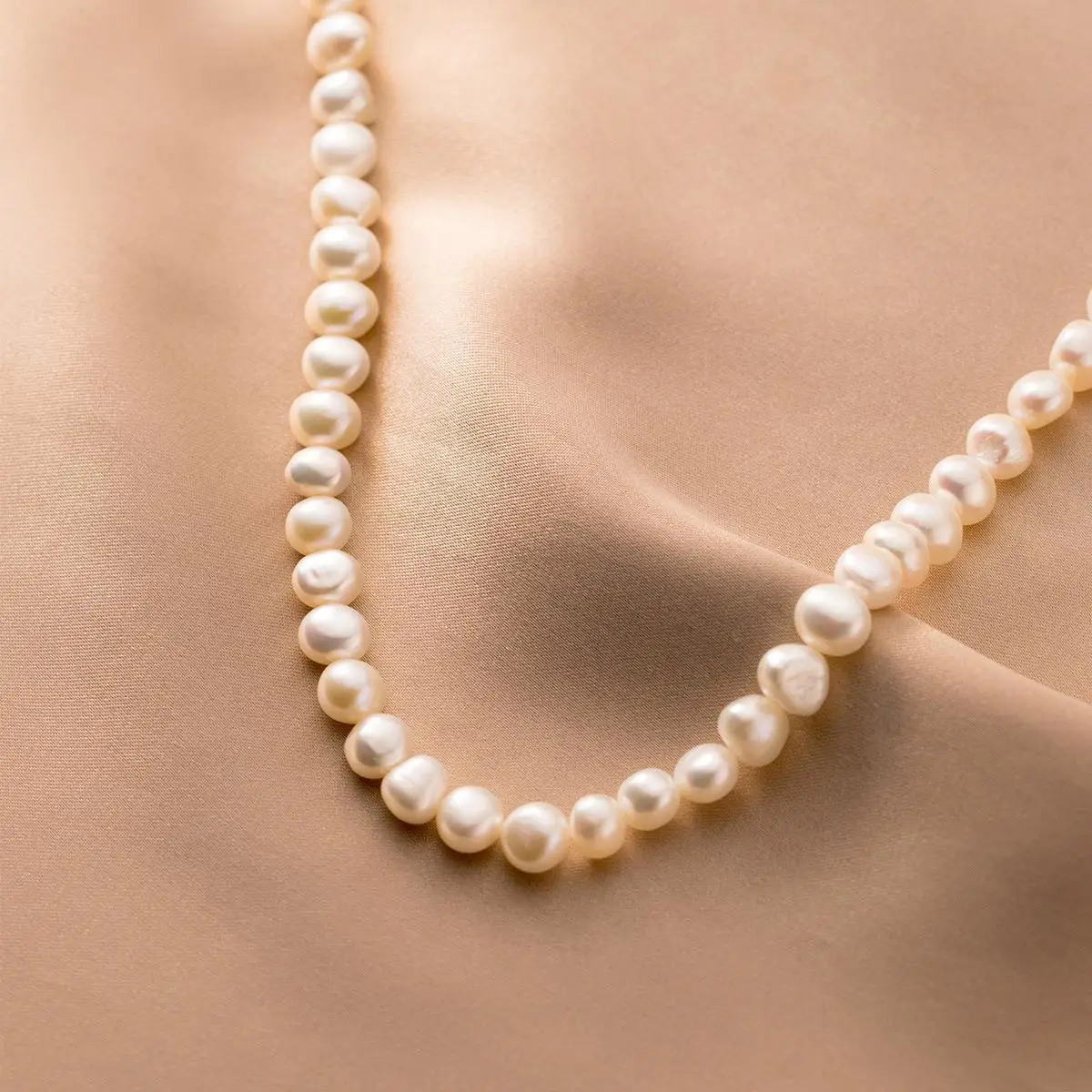 MIQIAO Pearl Necklace 925 Sterling Silver Clavicle Chains Elegant Jewelry For Women Choker Birthday Present Women's Neck Chain