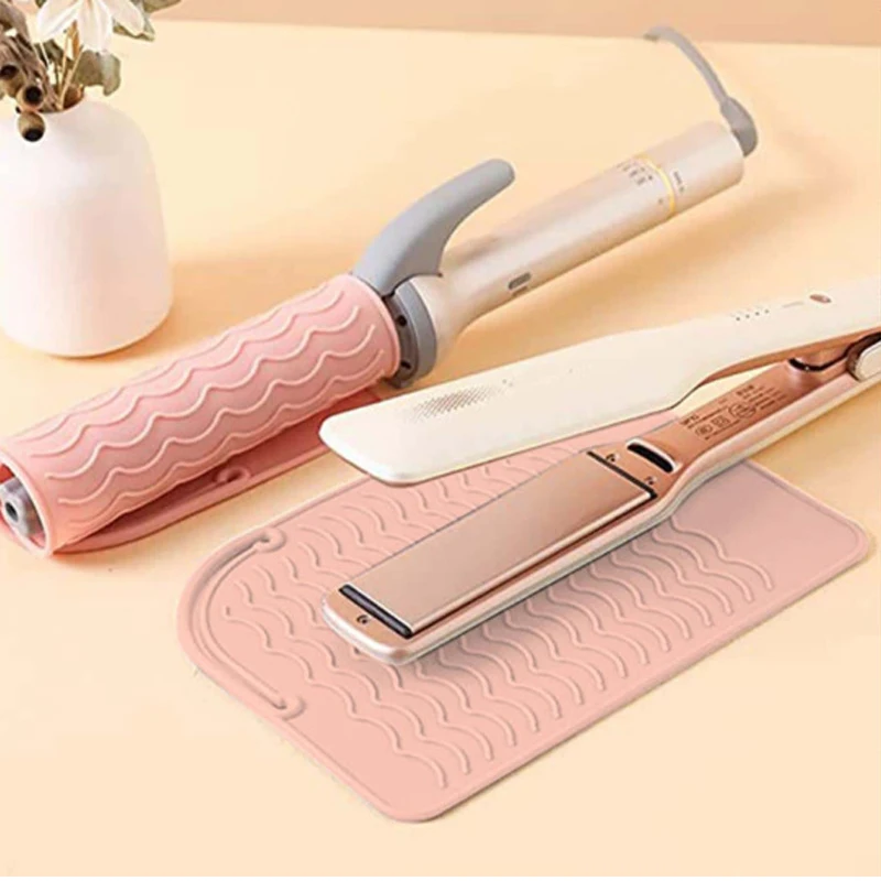 

Hair Salon Electric Splint Anti-sl Hair Tools Curling Iron Heat Insulation Sleeve Flat Hair Straightener Silicone Insulation Pad