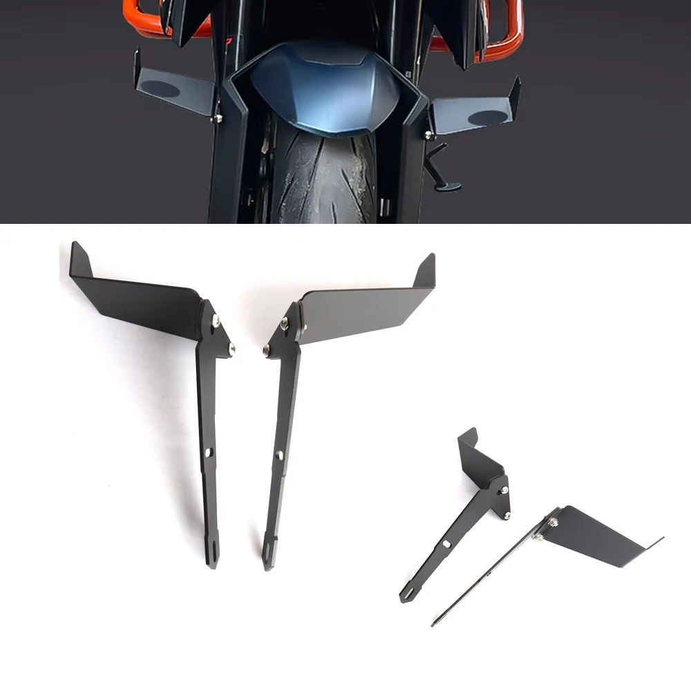 

NEW Motorcycle Front Fender Side Fixed Wind Winglets Mudguard Accessory For 1290 Superduke R 2018-2023