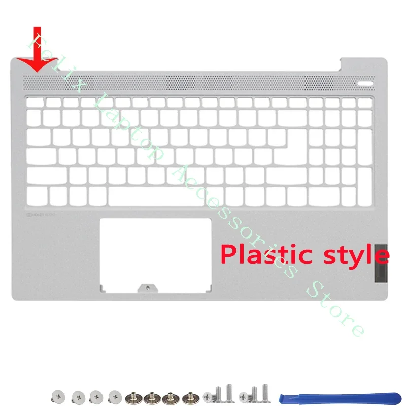 Imagem -05 - para Lenovo Ideapad 15iil05 15are05 15itl05 2023 Laptop Lcd Capa Traseira Moldura Frontal Descanso para as Mãos Capa Inferior Capa Superior Dobradiça Novo