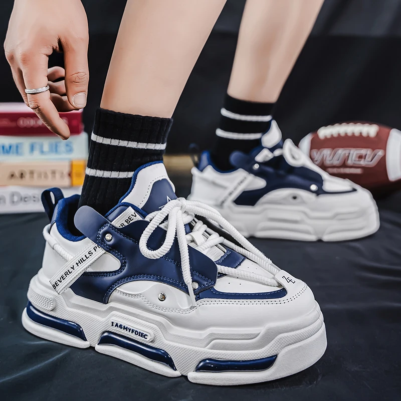 

Мужские кроссовки: легкие, люксовые, модные, универсальные, повседневные, на платформе, для улицы, нескользящие, износостойкие, дизайнерские, мужская обувь 2026