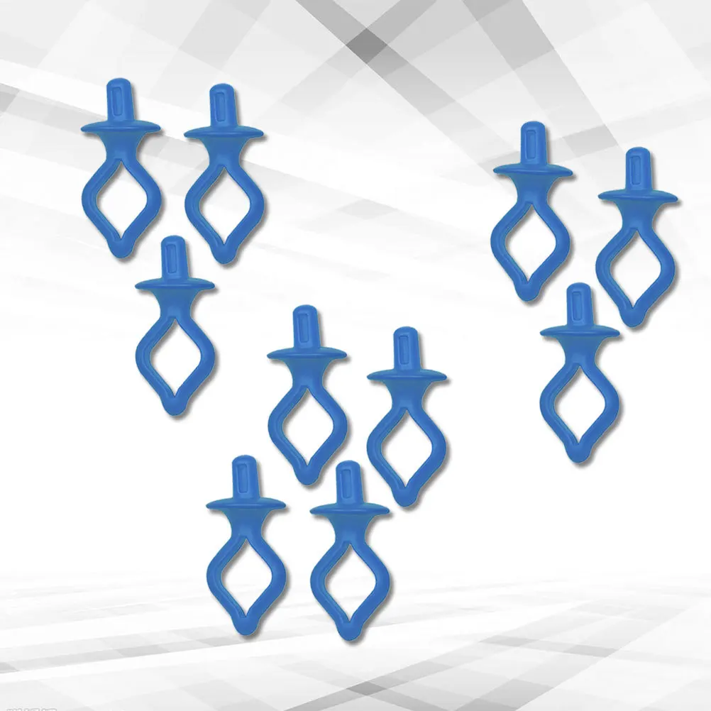 

10Pcs Silicone Bobbin Clips Thread Holder Durable Fixed Wrapped Clamp for Sewing Machine Thread Roller Accessories