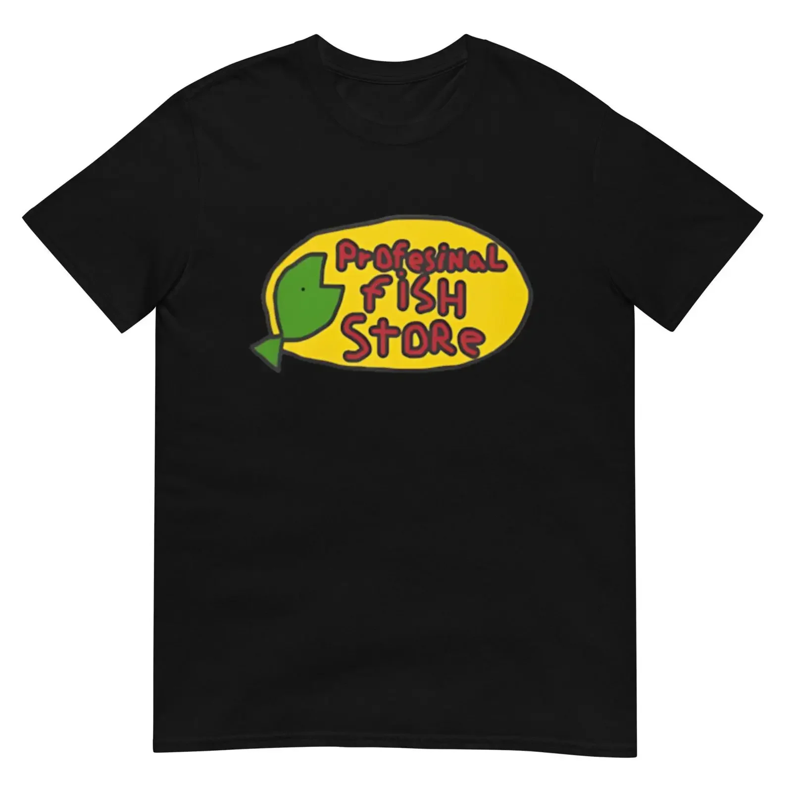 Professional Fish Store T Shirt vintage Washed Breathable Slightly Comfortable Versatile Stylish designer clothes homme graphic
