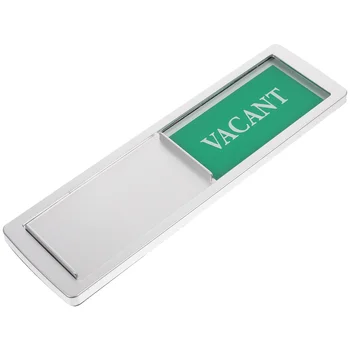 사생활 보호 표지판, 회의실 책상 빈자리, 회의실 흰색 표지판, 진행 문짝 사무실