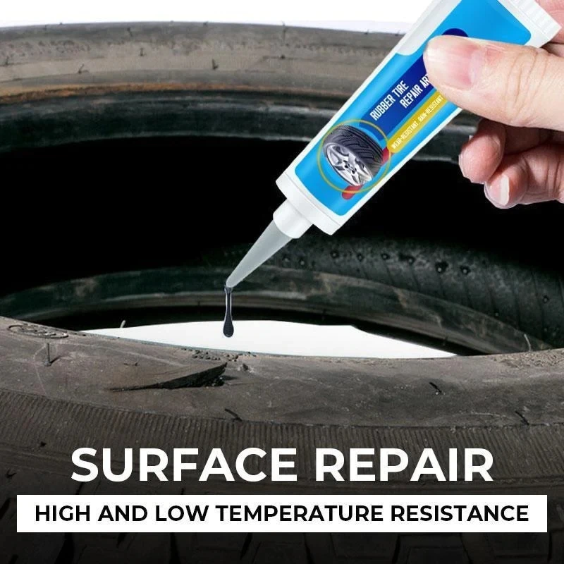 

30ml Car Tire Repair Adhesive Glue Rubber Special Glue Repair Tire Cracks Strong Glue Silicone Adhesive Tires Repair Tool