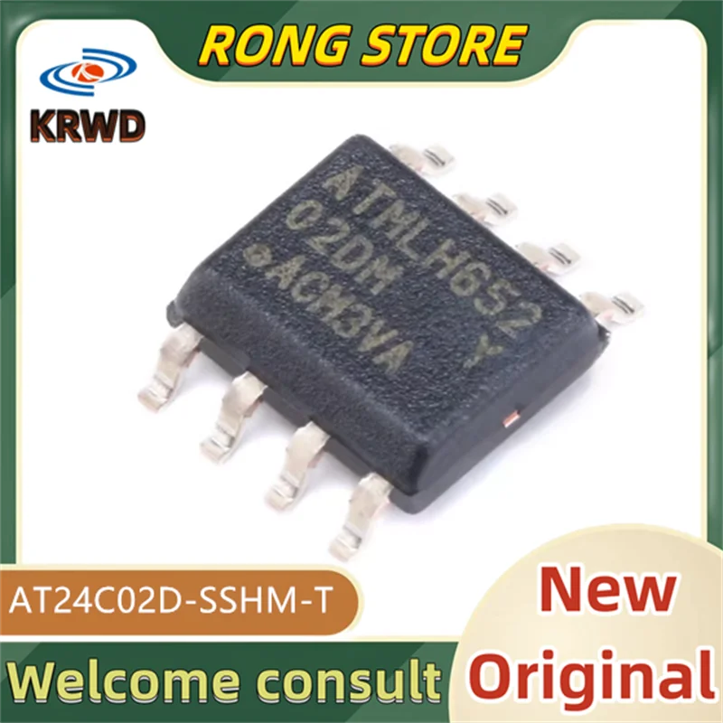 30PCS 02D 02D  New and original AT24C02D-SSHM-T AT24C02D-SSHM AT24C02D AT24C02