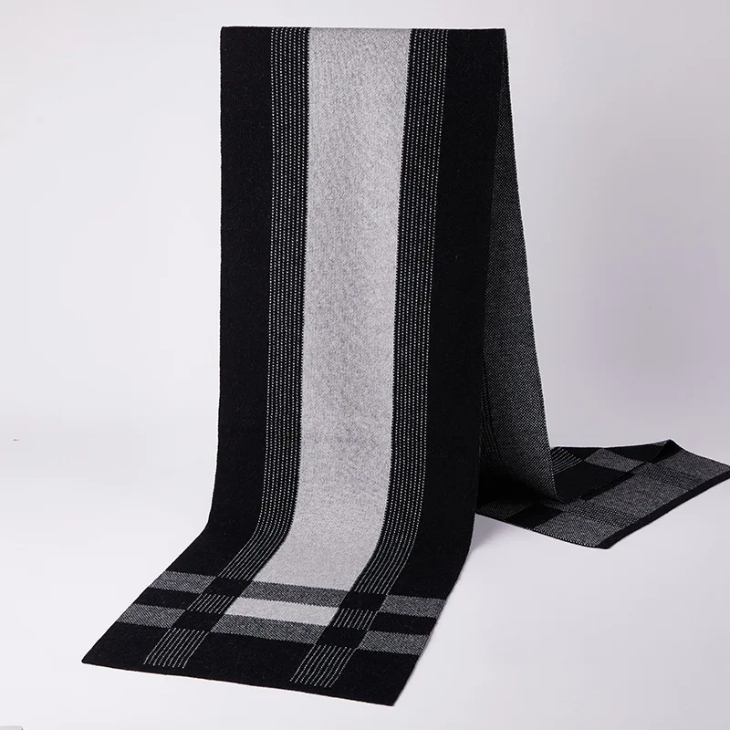 

Fashion Adults Blanket Soft Scarf Cashmere Men Wool Scarf Autumn Winter Checked Scarf Warm Cashmere 8J1