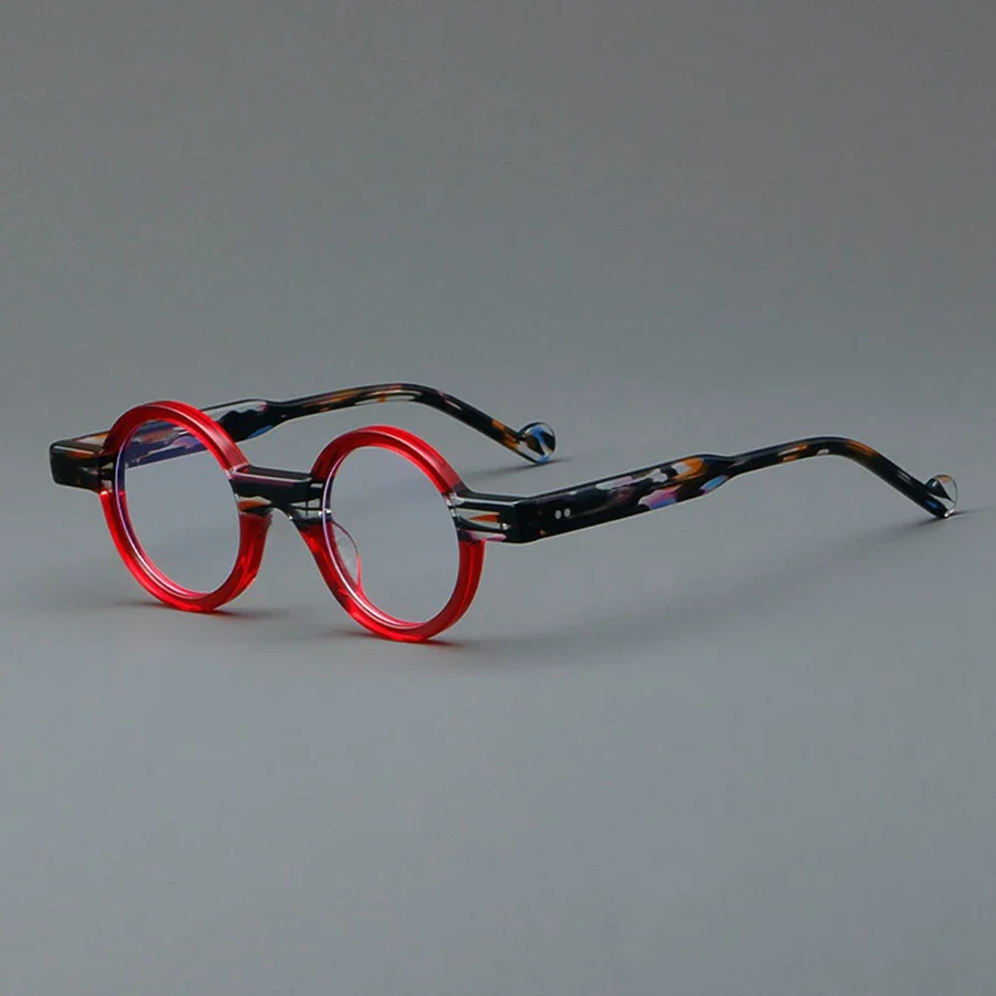 

Women's Spectacle Frame Anti-Blue Light Style Glasses Clear Lens Brand Designer Female Acetate Frame Vintage Eyeglasses